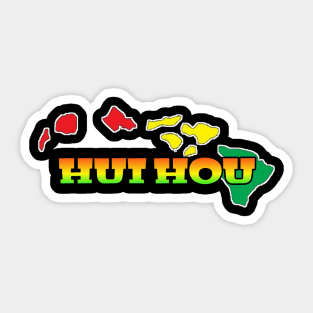 Hawaii Hawaiian t-shirt designs Sticker